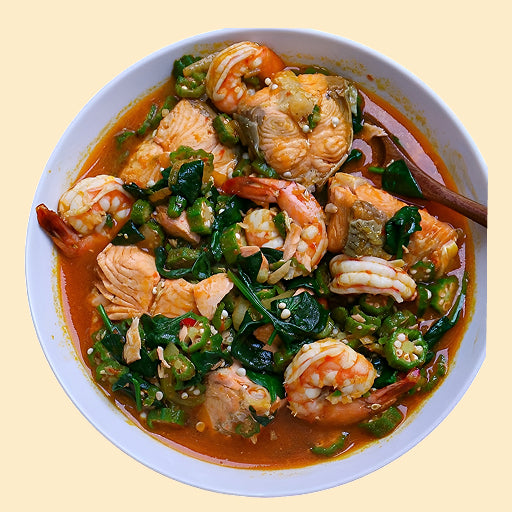 Okra Soup - With Seafood (4L)