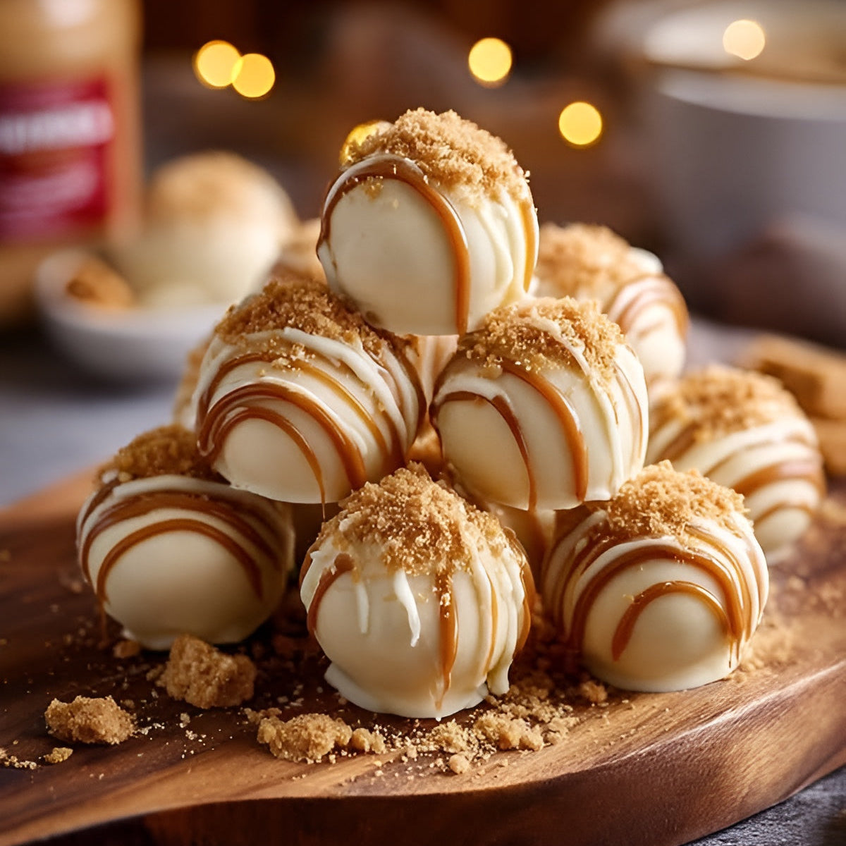 Biscoff Crunch Puff Puff - 10pc Box