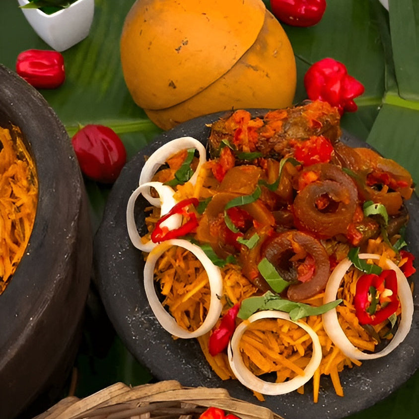 Abacha, Fish & Ugba - Full Tray